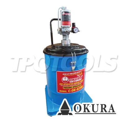C-OK-GZ40L ถังอัดจารบีใช้ลม 40 ลิตร &quot;NEW 2025&quot; OKURA AIR GREASE PUMP