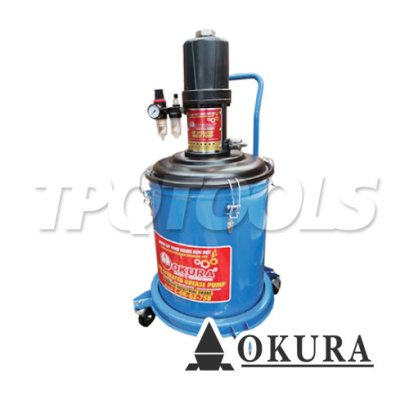 C-OK-GZ-75B ถังอัดจารบีใช้ลม 45 ลิตร &quot;NEW 2025&quot; OKURA AIR GREASE PUMP