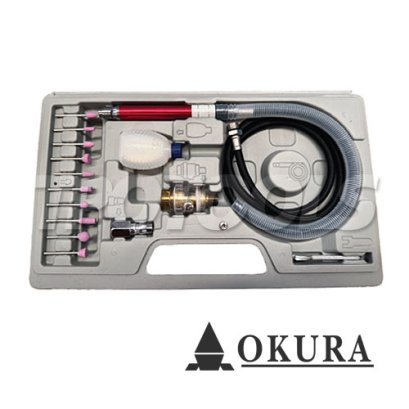 C-OK-MAG-17K เครื่องเจียรนัยสายอ่อน ปากจับแกน 3 มม. ความเร็วรอบ 54000 RPM (ใช้ลม) OKURA