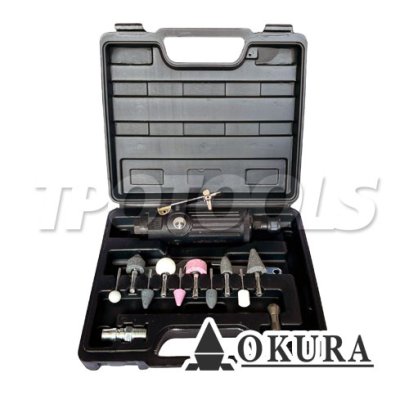 C-OK-PDG36K ชุดเครื่องเจียรนัยแม่พิมพ์ใช้ลม แกน 3มม.-6มม. 25000 RPM OKURA