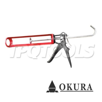 C-SG-226 ปืนยิงกาว ซิลิโคน อะคริลิค ไส้กรอก รุ่นใช้งานทั่วไป ระบบ กด-ดึง-บีบ ความโตหลอด 50 มม. X ยาว 225 มม. OKURA