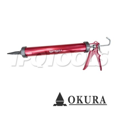C-SG-360 ปืนยิงกาว ซิลิโคน อะคริลิค ไส้กรอก รุ่นใช้งานทั่วไป สำหรับใส่ไส้กรอก 300ML, 400ML ,600ML ความโตหลอด 50x360 มม. OKURA