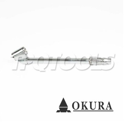 C-TCC-07 หัวเติมลมยาว 7 นิ้ว รุ่นข้อต่อคอปเปอร์ OKURA