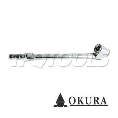 C-TCC-07 หัวเติมลมยาว 7 นิ้ว รุ่นหางปลา 5/16" OKURA