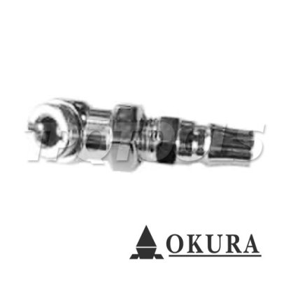 C-TCC-21 หัวเติมลมสั้นถอดได้ รุ่นข้อต่อคอปเปอร์ OKURA