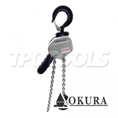 E-ALV-0.5T1.5M รอกโยก (อลูมิเนียม) ขนาด 0.5 ตัน ระยะยก 1.5 เมตร &quot;OKURA&quot;