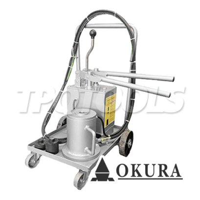 E-OK-HF-J60T แม่แรงแยกส่วนไฮโดรลิค ขนาด 60 ตัน แบบรถเข็น (ออโต้) "OKURA"