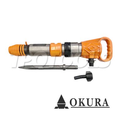 G16 เครื่องสกัดลม (เครื่องแย็กลม) ความถี่กระแทก 16HZ/55J น้ำหนัก 14 กก. ตัวใหญ่ +พร้อมดอกสกัด 1 ดอก (ใช้กับดอกกลม/แหลมได้) OKURA