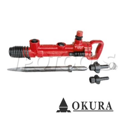 G7 (TCA-7) เครื่องสกัดลม (เครื่องแย็กลม) ความถี่กระแทก 21.6 HZ/30J น้ำหนัก 7.2 กก. พร้อมดอกสกัด 1 ดอก (ใช้กับดอกกลม+แหลมได้) OKURA