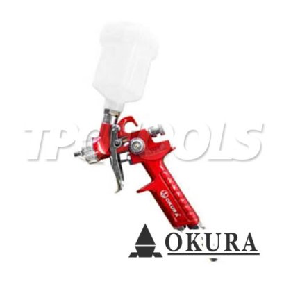 H-2000A กาพ่นสีใช้ลม กระป๋องบน ขนาดปาก 0.8 มม. 150CC OKURA