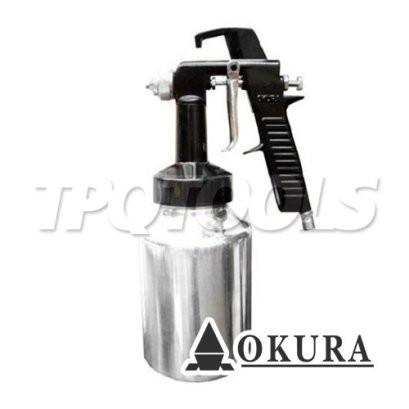 OK-112 กาพ่นสีใช้ลม กระป๋องล่าง ขนาดปาก 1.3 มม. จุ 1000CC OKURA