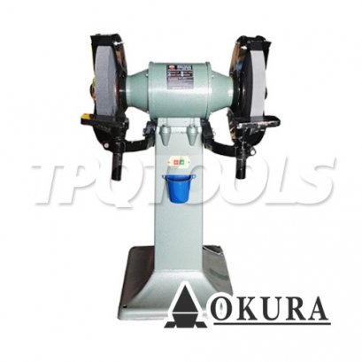 OK-SBG350 มอเตอร์หินไฟ (สีเขียว) 350 มม. (1750W/380V) OKURA