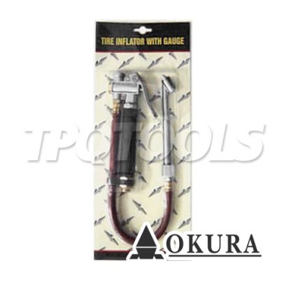TG-5 เกจวัดลม-เติมลม TIRE INFALTOR GAUGE 20-160 LBS/IN2 OKURA
