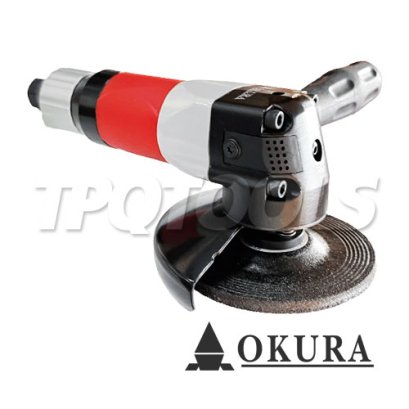 TW-904 เครื่องเจียรลมปรับรอบได้ ขนาด 4 นิ้ว/100 มม. ความเร็วรอบ 11000 RPM OKURA