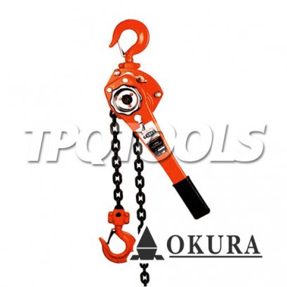 E-OKLB6.0T1.5M (OK-LB6.0T) รอกโซ่มือโยก 6.0 ตัน ระยะยก 1.5 ม. โซ่  10 มม. OKURA