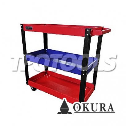 รถเข็นสี่ล้อถาดเหล็ก OK-EX3