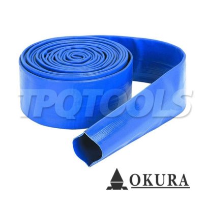 B-PH30050 สายส่งน้ำไนล่อน (สีฟ้า) ขนาด 12" (300 มม.) ยาว 50 เมตร "OKURA"
