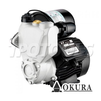 JLM90-1500A ปั๊มน้ำหอยโข่งอัตโนมัติ ท่อ 40 มม. 1500W /220V (มีสวิตช์อัตโนมัติ) ส่งสูง 60 ม. "OKURA" Automatic Self-Absorbing Pump
