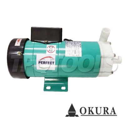 MD40R ปั๊มหอยโข่งเคมี ท่อ 3/4 นิ้ว x 3/4 นิ้ว ความเร็วรอบ 2700RPM ส่งสูง 4.6 เมตร 220V "OKURA"