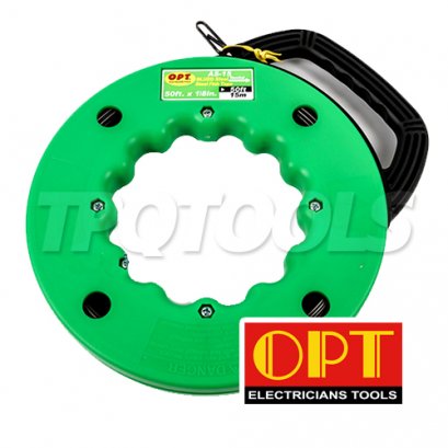 AS-15  ฟิชเทปเหล็กพร้อมตลับ  METAL FISH TAPE WITH CASE