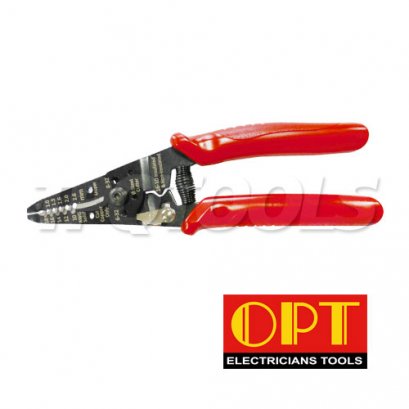 LY-5221 คีมตัด ปอก ย้ำสาย เครื่องมืออเนกประสงค์ (1-2.6 MM² / 18-10 AWG) OPT