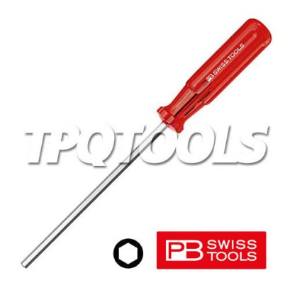 PB205-3-100 ไขควงหกเหลี่ยมด้ามแดงคลาสสิค 3 x 195 มม. PB SWISS TOOLS