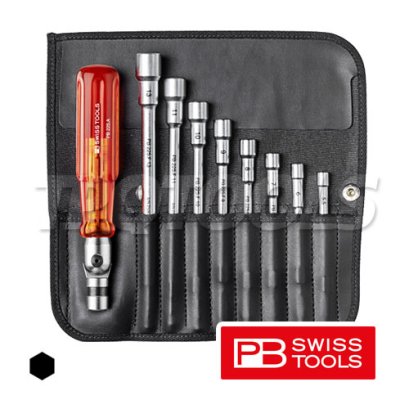 PB226 ชุดไขควงบล็อก 9 ตัว (รวมด้าม) PB SWISS TOOLS