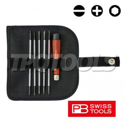 PB511 ไขควงชุด Telescopic บรรจุซองหนัง PB SWISS TOOLS
