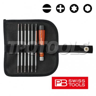 PB513 ไขควงชุด Telescopic บรรจุซองหนัง PB SWISS TOOLS