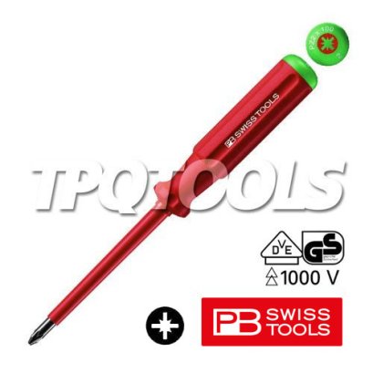 PB5192.4-200 ไขควงกันไฟ VDE1000V แบบคลาสสิก ปากแฉก PZ4 ความยาวทั้งตัว 320 มม. PB SWISS TOOLS