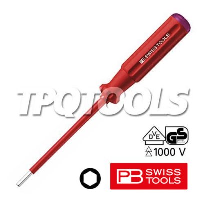 PB5205.8-100 ไขควงกันไฟหกเหลี่ยม VDE1000V แบบคลาสสิก ขนาด 8 x 220 มม. PB SWISS TOOLS