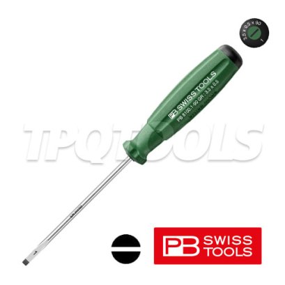PB8100-1-90GR (PB8100RB) ไขควงปากแบนด้าม SWISSGRIP เบอร์ 1x90x180 มม. PB SWISS TOOLS