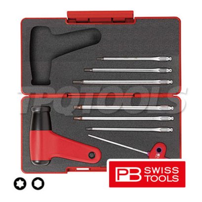 PB8325 SET A1 ชุดไขควงดิจิตอลแบบด้ามปืน ใช้กับหัวหกเหลี่ยม และ หัวดาว PB SWISS TOOLS