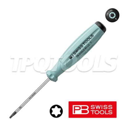 PB8400-8-60LG (PB8400RB) ไขควงท็อกซ์ด้าม SWISSGRIP ขนาด 8x60x140 มม.  PB SWISS TOOLS