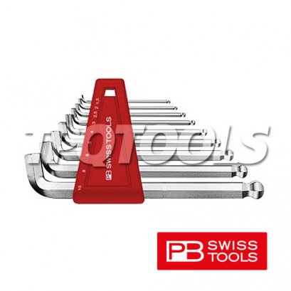 ชุดประแจหกเหลี่ยมสั้นหัวบอล คอสั้น PB2212H