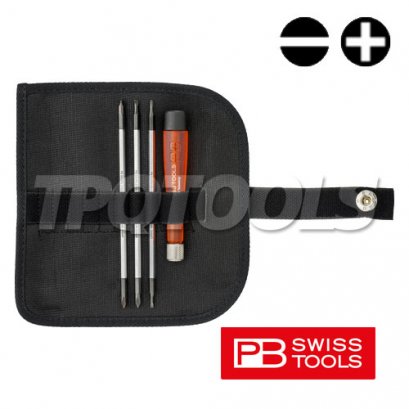 PB510 ไขควงชุด Telescopic บรรจุซองหนัง PB SWISS TOOLS