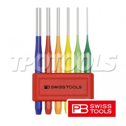 PB755BL-RB เหล็กส่งชุด สีรุ้ง ขนาด 2-8 มม. (6 ตัวชุด) PB SWISS TOOLS