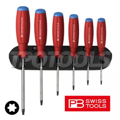 PB8440 ชุดไขควงท็อกซ์ TORX พร้อมแผงแขวน PB SWISS TOOLS