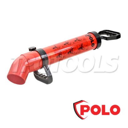 POLO เครื่องล้างท่ออัดแรงดัน รุ่น D-10A หัวปั๊ม 4 หัว เหมาะกับใช้ทำความสะอาดท่อน้ำภายในบ้าน สีแดง (โปโล)