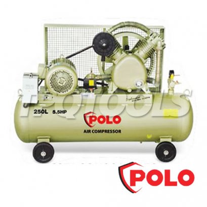 SGJ1090T-250 ปั๊มลมสายพานดับเบิ้ลสเตท 5HP -12.5BAR 250 L