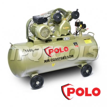 SGJ-2070-150 ปั๊มลมสายพานพร้อมมอเตอร์ครบชุด ถังใหญ่ 3HP 150L-1PH