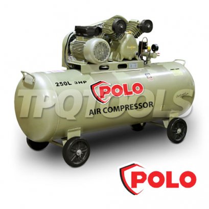 SGJ-2070-250 ปั๊มลมสายพานพร้อมมอเตอร์ครบชุด ถังใหญ่ 3HP 250L-1PH