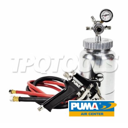 AS-1070 ชุดกาพ่นสีลม พร้อมสายลม 3/8" หัวฉีด 1 มม. ความจุถัง 2 ลิตร แรงดัน 35-50 PSI พูม่า "PUMA"
