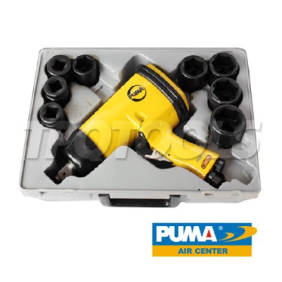 AT-5060K บล็อกลมพร้อมชุดลูกบล็อก 3/4&quot; / 6 หุน แรงบิด 500 FTLBS ความเร็วรอบ 5000 RPM ลูกบล็อก 9-24 มม. พูม่า &quot;PUMA&quot;