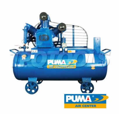 OL-150 ปั๊มลมไร้น้ำมันพูม่า OIL-LESS ความจุถัง 520 ลิตร 15 แรงม้า 3 ลูกสูบ แรงดัน 8 บาร์ ปริมาณลม 1913 ลิตร/นาที (ไม่รวมมอเตอร์) พูม่า PUMA