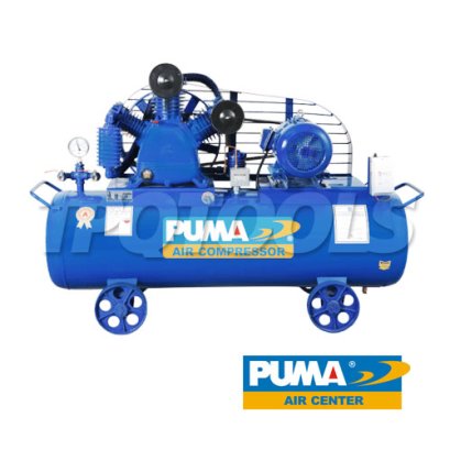 TPP-100 ปั๊มลมพูม่าแรงดันสูง TWO-STAGE ขนาด 10 แรง ถังลม 315 ลิตร 3 ลูกสูบ ปริมาณลม 1253.70 ลิตร/นาที พูม่า PUMA