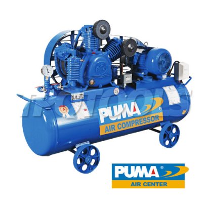 TPP-150 ปั๊มลมพูม่าแรงดันสูง TWO-STAGE ขนาด 15 แรง ถังลม 520 ลิตร 3 ลูกสูบ ปริมาณลม 1816.50 ลิตร/นาที พูม่า PUMA