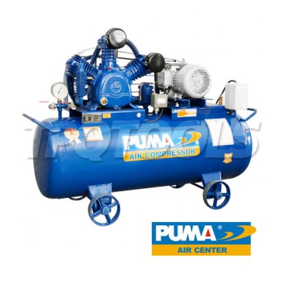 TPP-50P ปั๊มลมพูม่าแรงดันสูง TWO-STAGE ขนาด 5 แรง ถังลม 315 ลิตร 3 ลูกสูบ ปริมาณลม 651 ลิตร/นาที พูม่า PUMA