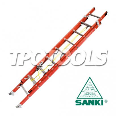 LD-FBL14 (14 ฟุต) บันไดไฟเบอร์กลาสสไลด์เลื่อน 2 ตอน SANKI