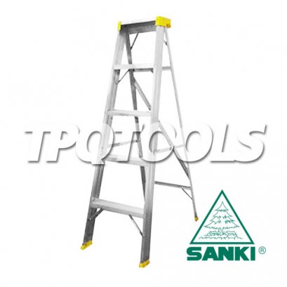 LD-TSS08 (8 ฟุต) บันไดซันซุยอลูมิเนียมขึ้นลง 1 ทาง เสริมถาด SANK